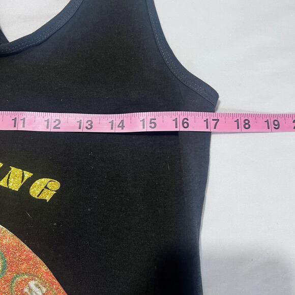 ✨San Francisco 49ers Women’s Tank Top XL Black Racerback Football Lips Graphic - Picture 4 of 5